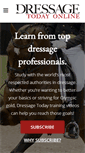 Mobile Screenshot of dressagetrainingonline.com